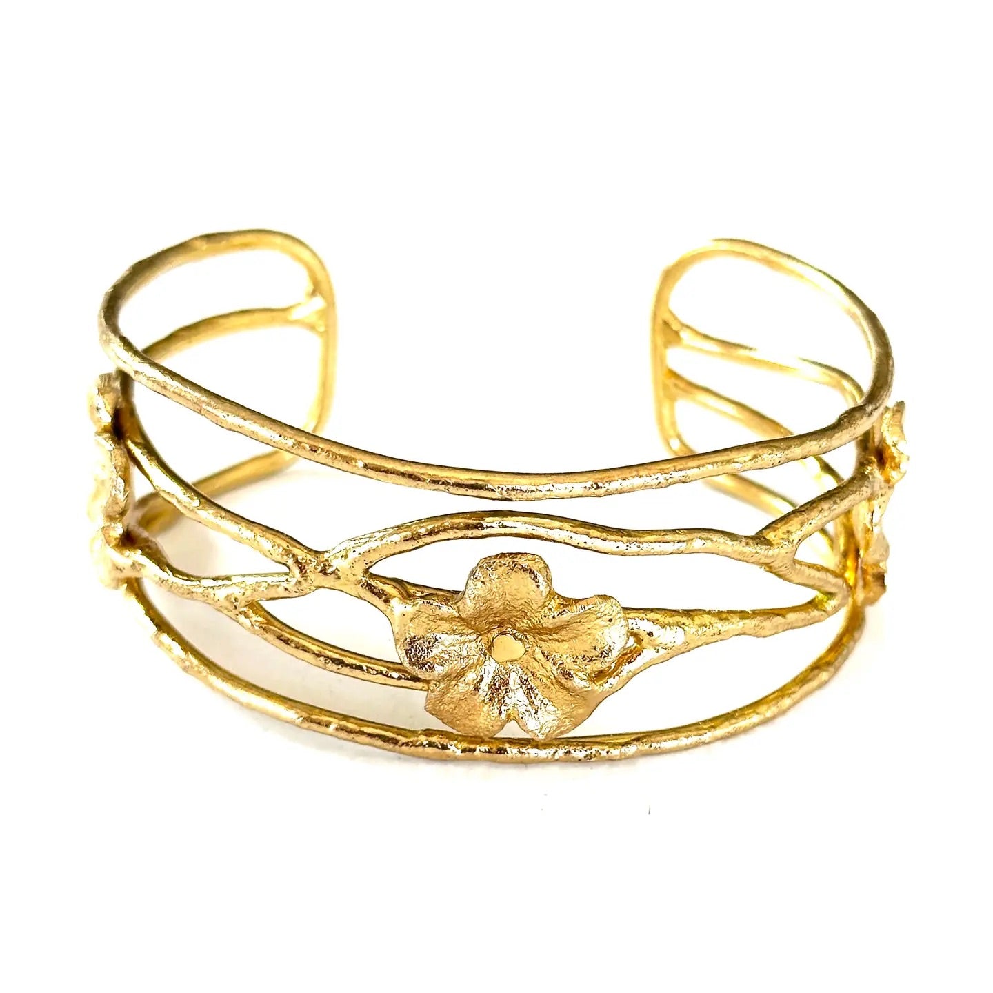 Flower Cuff Bracelet