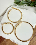 Graduating Hoop Earrings - Set of 3